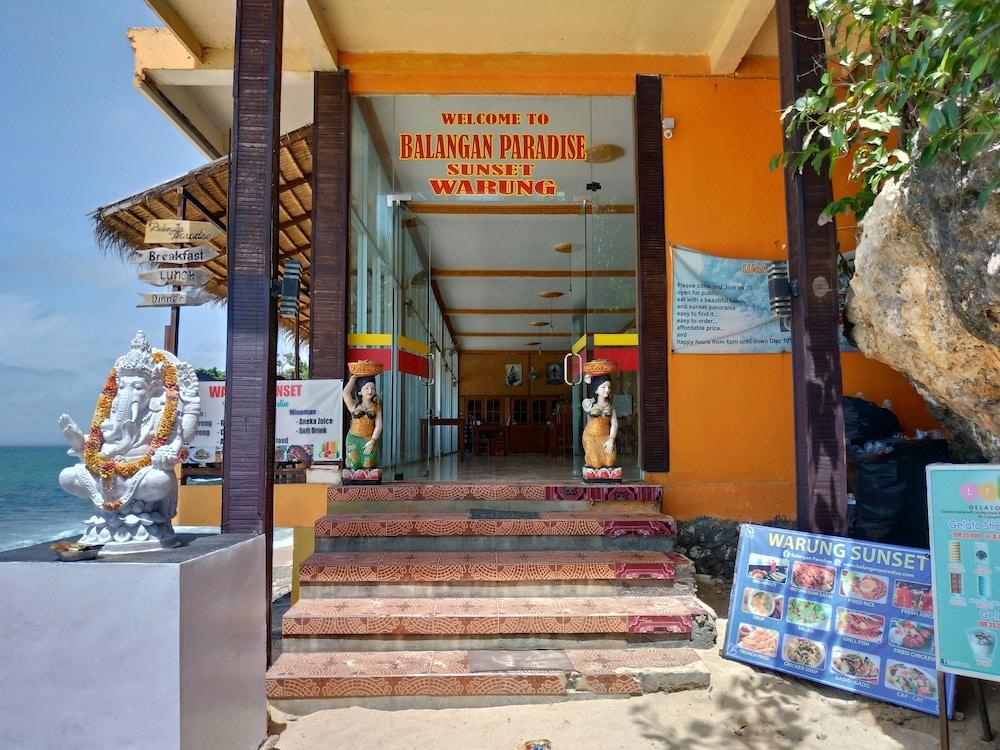 Balangan Paradise Hostel And Restaurant Джимбаран Екстер'єр фото